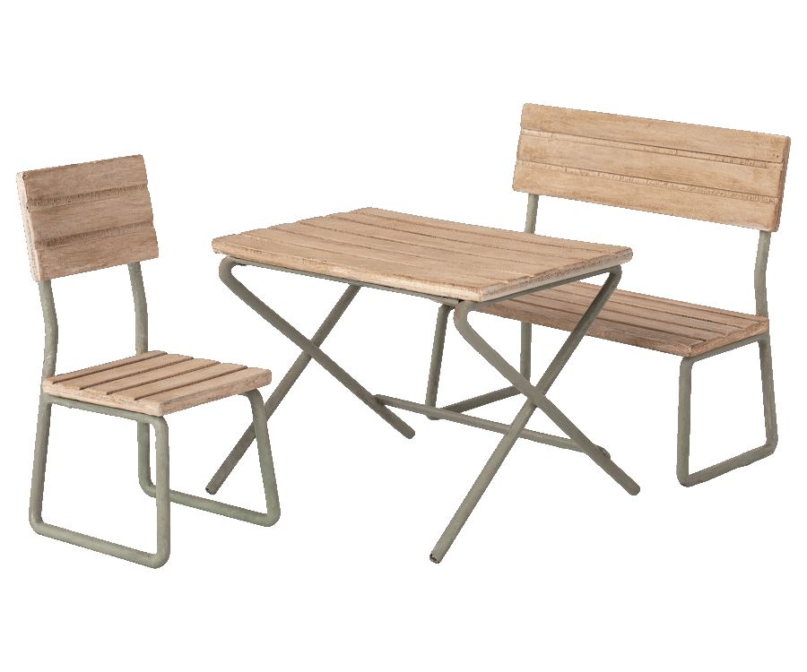 Maileg Garden Set, Table with Chairs - BouChic 
