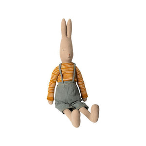 Maileg Large Rabbit Soft Toy with Overalls Size 5 - BouChic 
