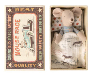 Maileg Little Brother Mouse in Matchbox - BouChic 