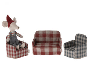 Maileg Mouse Chair Red - BouChic 