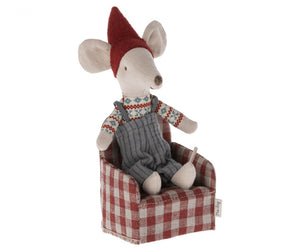 Maileg Mouse Chair Red - BouChic 