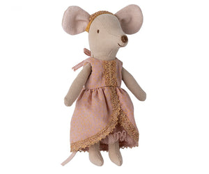 Maileg Princess & The Pea Big Sister Mouse in Castle - BouChic 