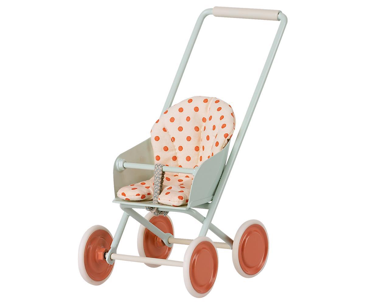 Maileg Stroller Micro Sky Blue - BouChic 