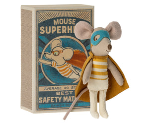 Maileg Superhero Little Brother Mouse - BouChic 