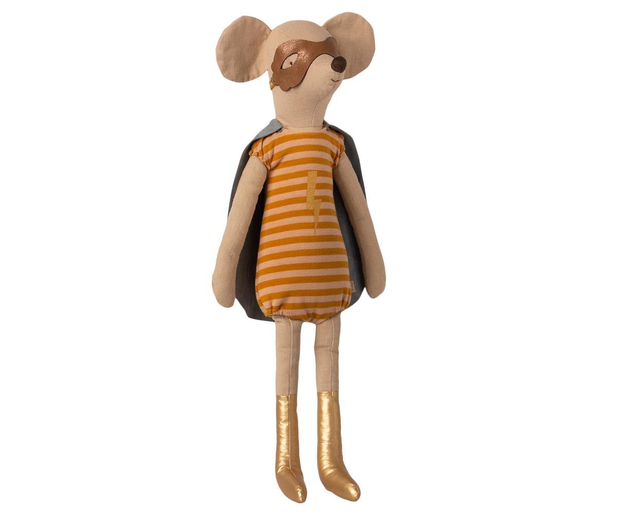 Maileg Superhero Mouse Maxi Girl - BouChic 