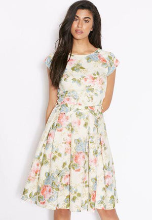 Mary Floral Prom Dress - BouChic 