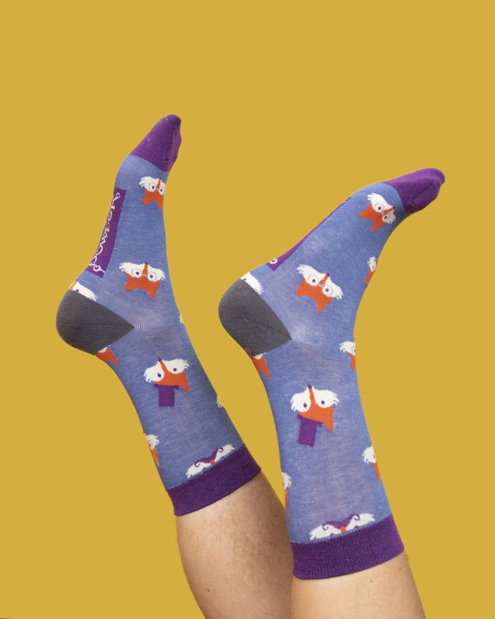 Foxy Ankle Bamboo Socks For Men Denim - BouChic 