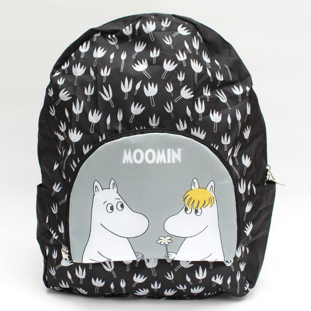 Moomin Black and White Floral Backpack - BouChic 