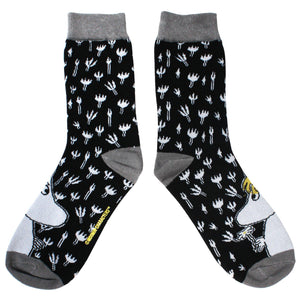 Moomin Black Printed Socks - BouChic 