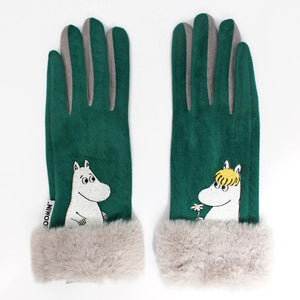 Moomin Furry Gloves Moomin & Snorkmaiden - BouChic 