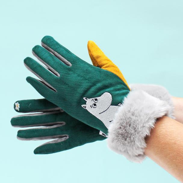 Moomin Furry Gloves Moomin & Snorkmaiden - BouChic 
