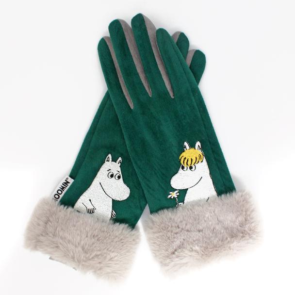 Moomin Furry Gloves Moomin & Snorkmaiden - BouChic 