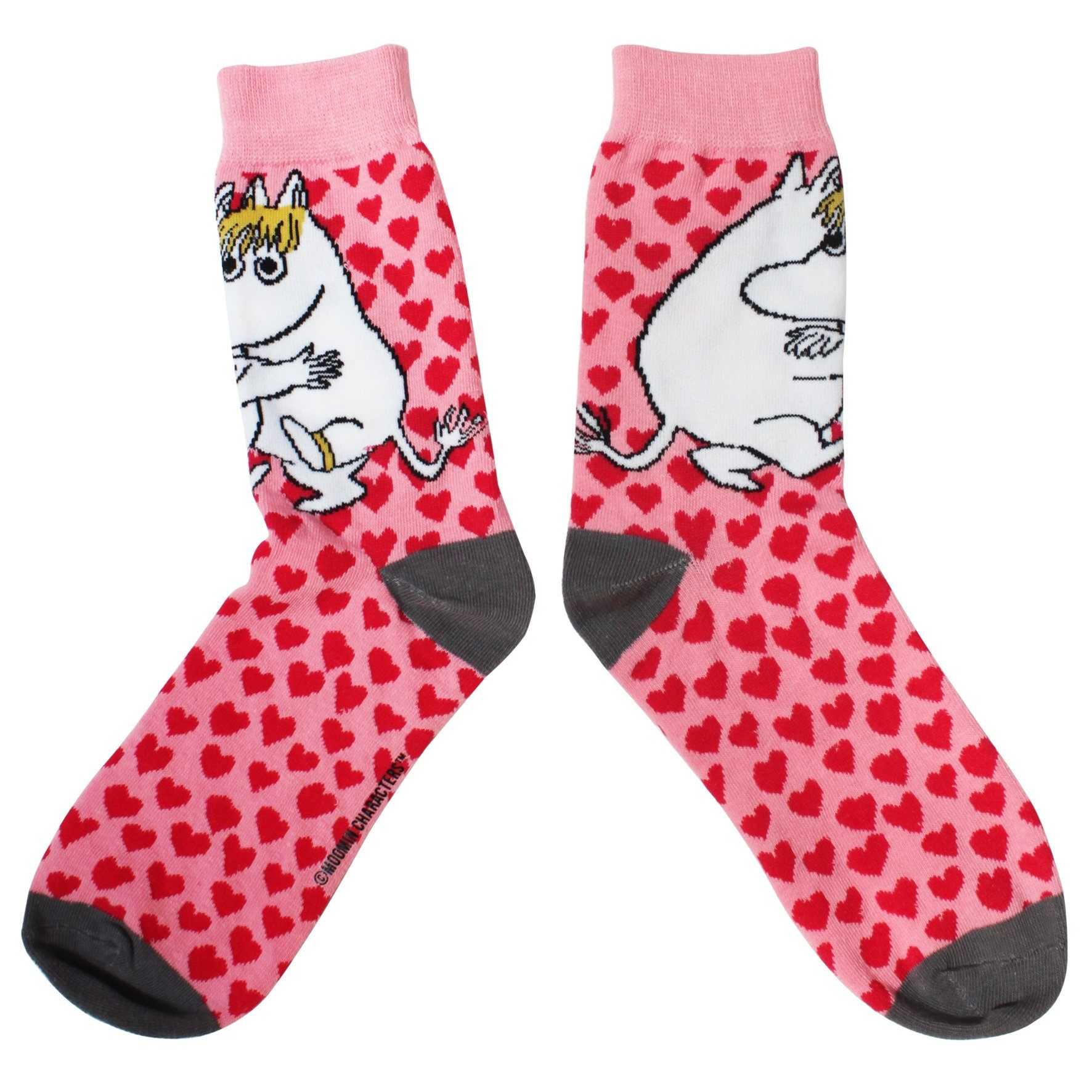 Moomin Heart Print Socks - BouChic 