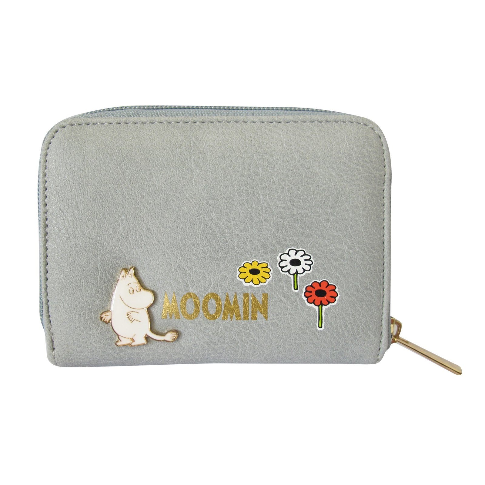 Moomin Meadow Print Grey Purse - BouChic 