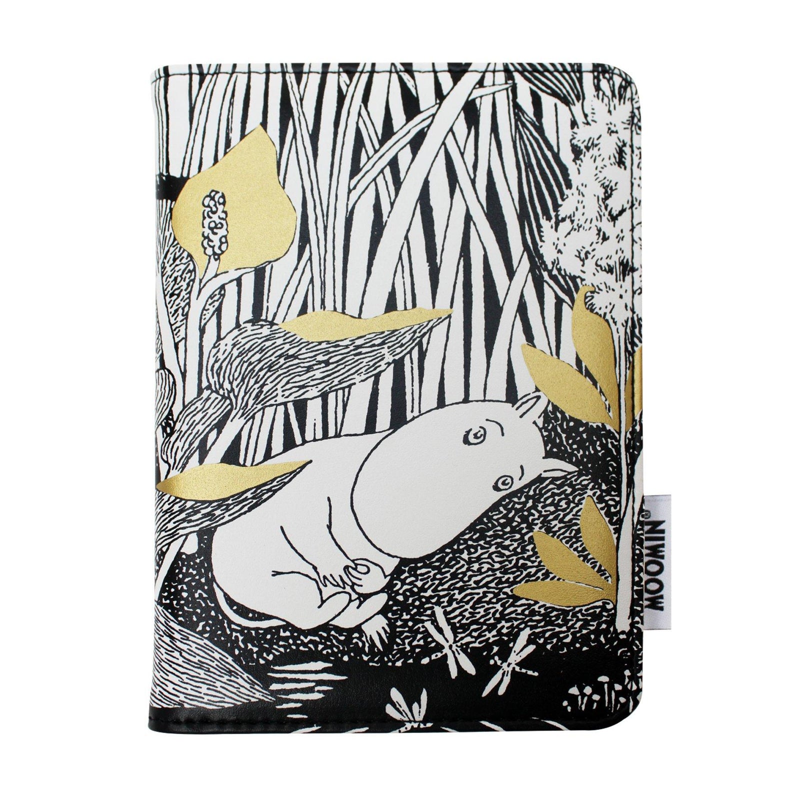 Moomin Passport Holder Midwinter Black & White - BouChic 