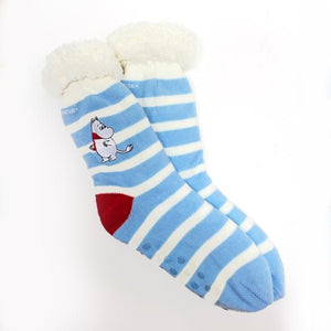 Moomin Stripe Slipper Socks Moomin - BouChic 