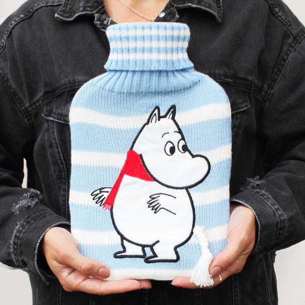 Moomin Stripey Hot Water Bottle With Moomin - BouChic 