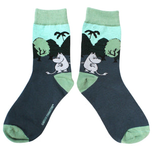 Moomin Tree Print Socks - BouChic 
