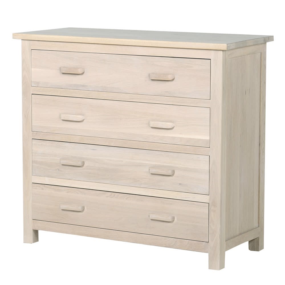New Jersey Oak 4 Drawer Chest - BouChic 