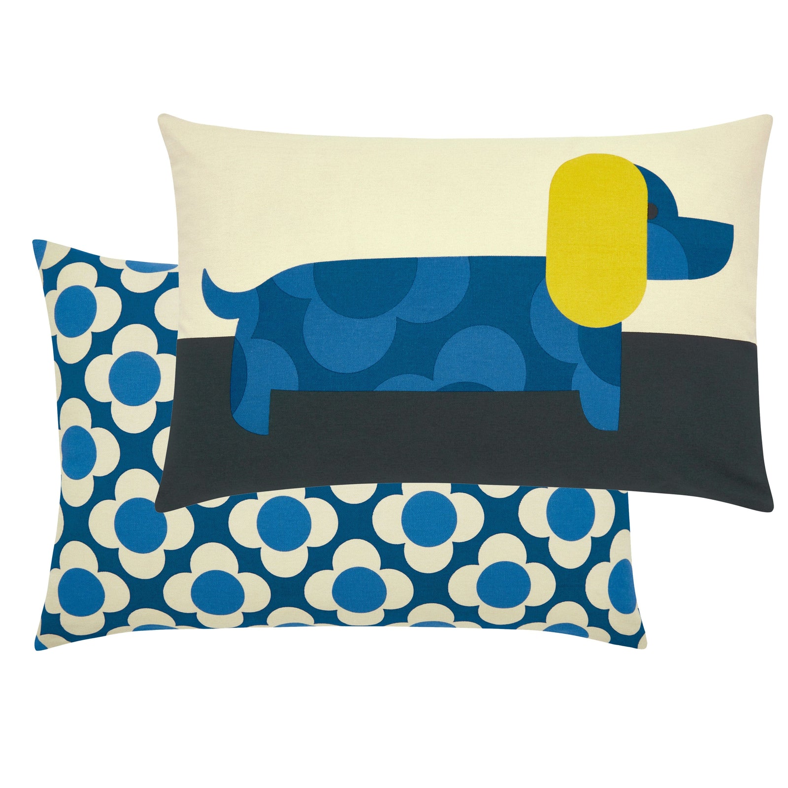 Orla Kiely Dachshund Cushion Blue - BouChic 