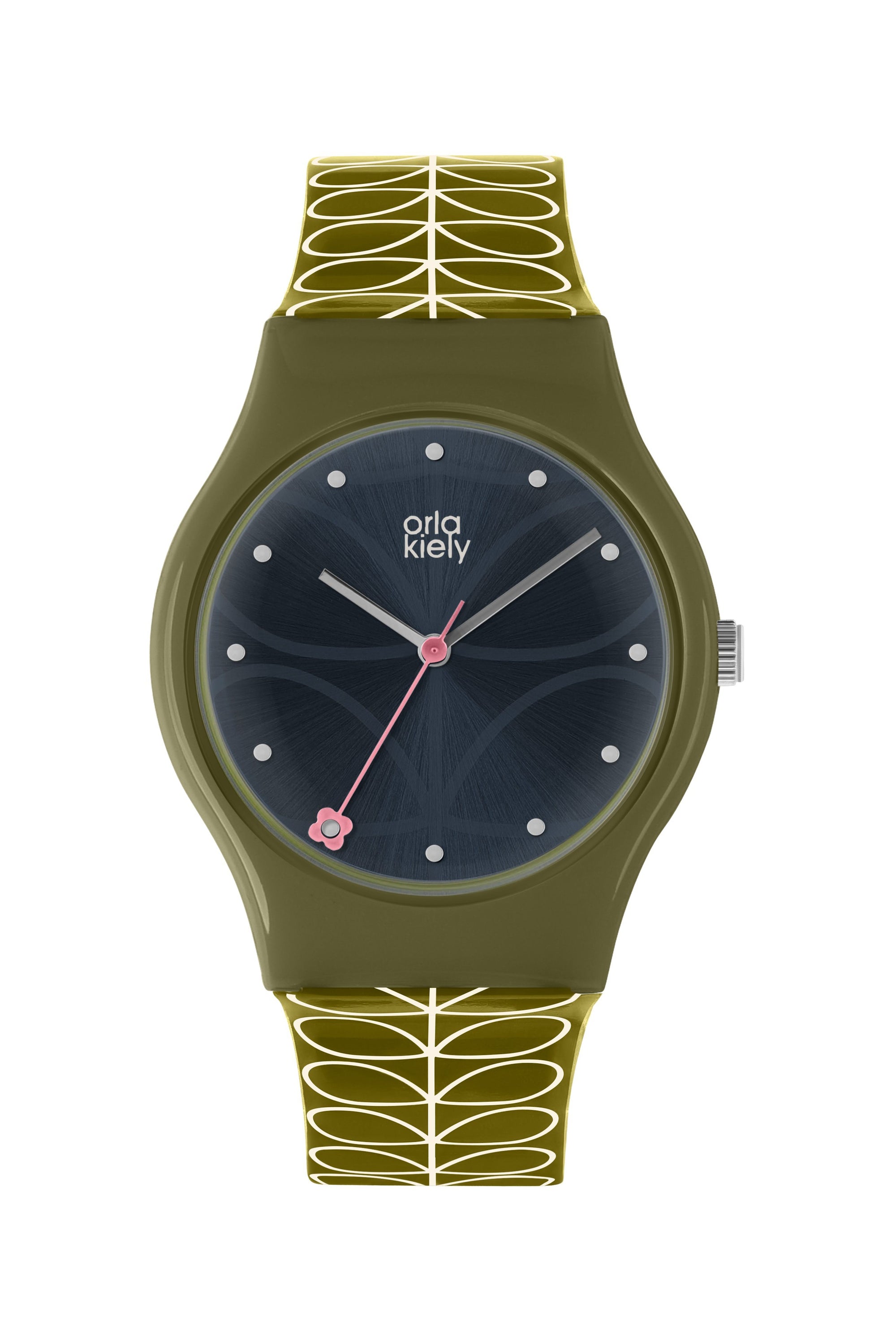 Orla Kiely Dark Green Ladies Bobby Watch - BouChic 