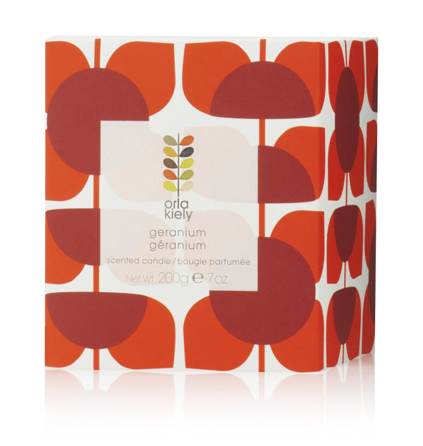 Orla Kiely Geranium Candle BouChic