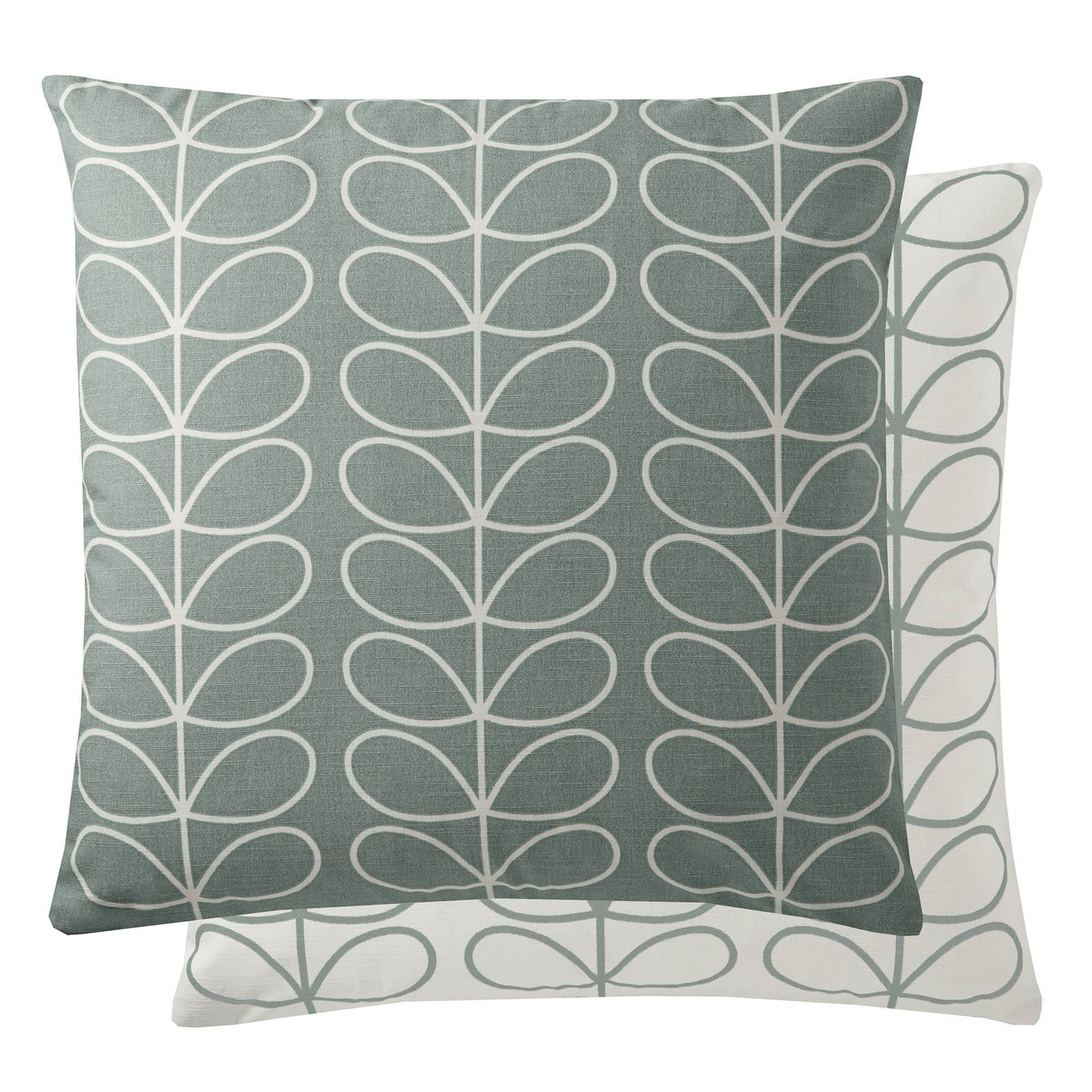 Orla Kiely Small Linear Stem Cushion Duck Egg Blue - BouChic 