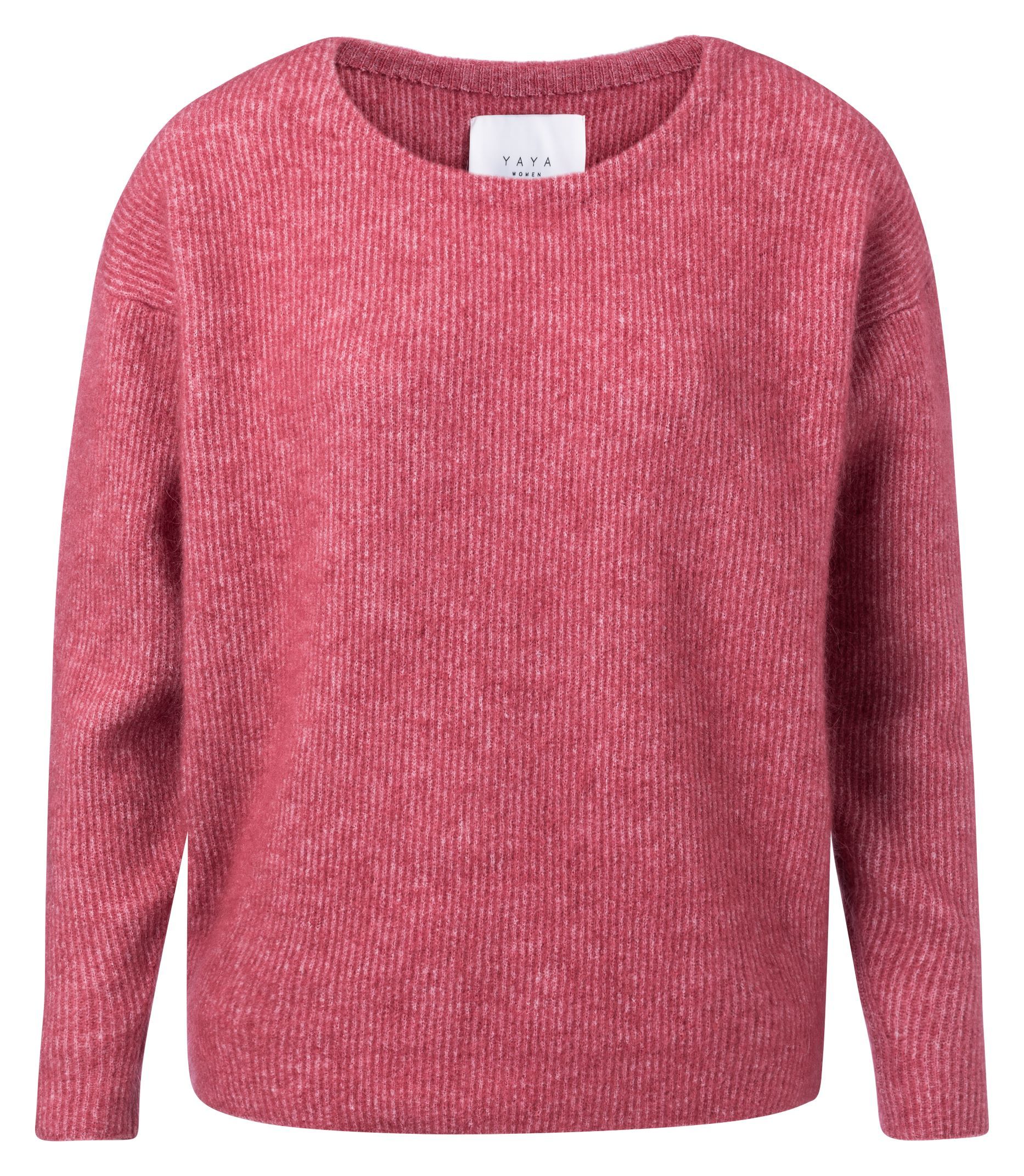 Pink Rouge Ribbed Sweater - BouChic 