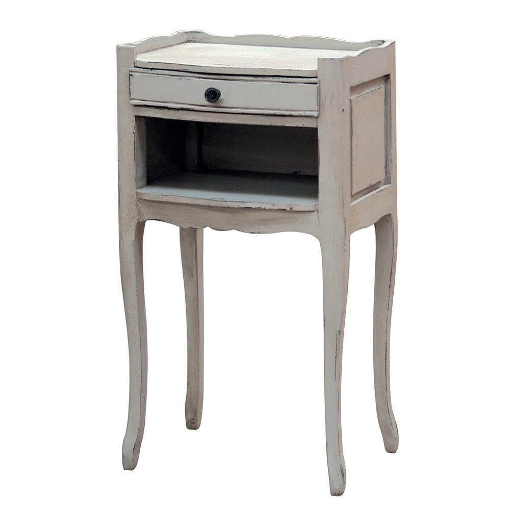 Portofino Open Bedside Table Grey - BouChic 