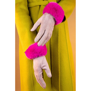 Powder Bettina Ladies Faux Suede Gloves - BouChic 
