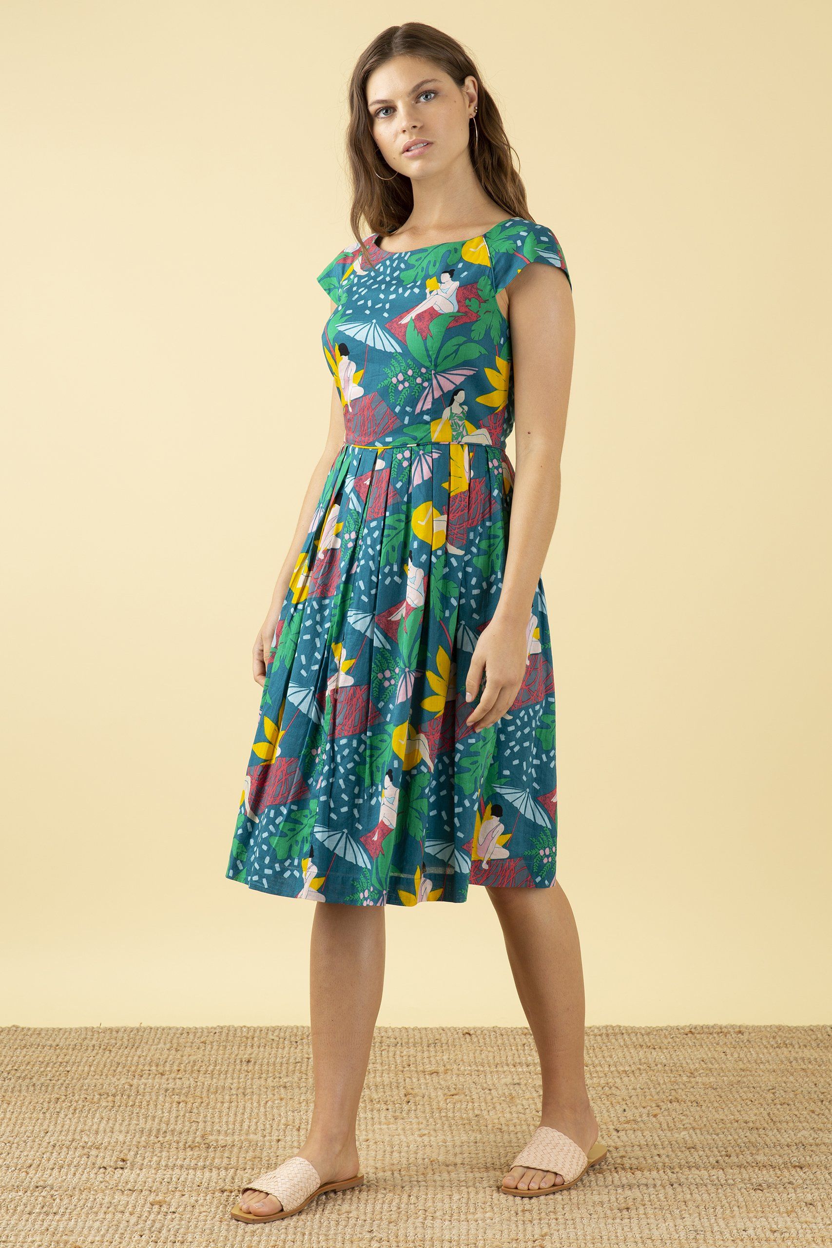 Emily & Fin Claudia Dress Riviera Poolside Emily & Fin Claudia Dress Riviera Poolside