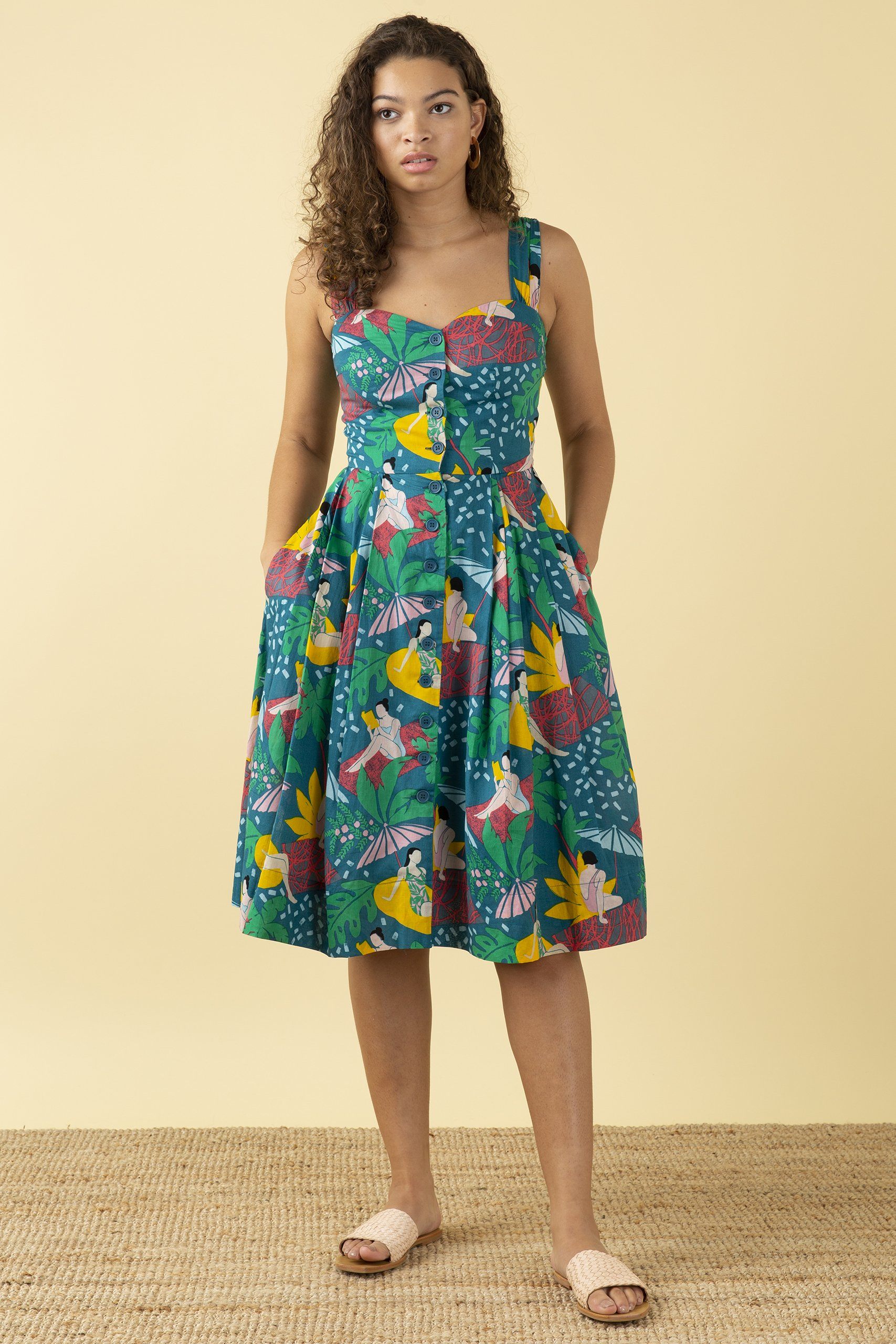 Emily & Fin Jenny Dress Riviera Poolside Emily & Fin Jenny Dress Riviera Poolside