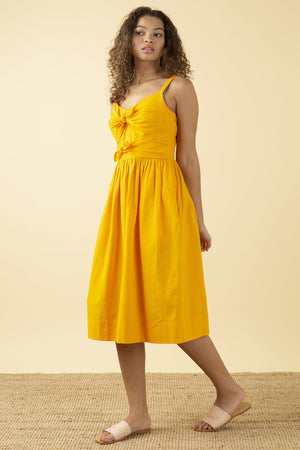 Emily & Fin Salma Dress Sunshine Yellow - BouChic 