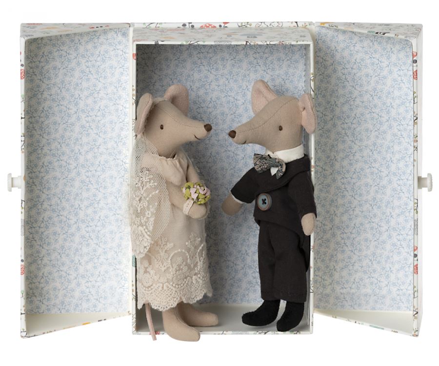 Maileg Wedding Mice Couple in Box - BouChic 