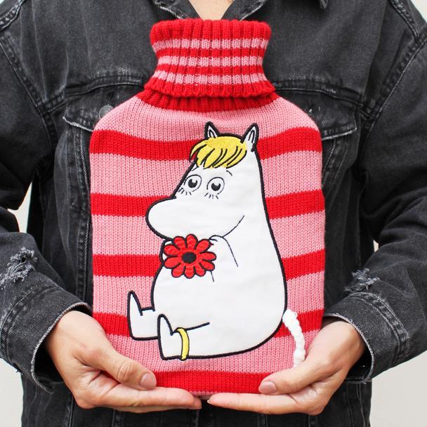 Moomin Stripey Hot Water Bottle Snorkmaiden - BouChic 