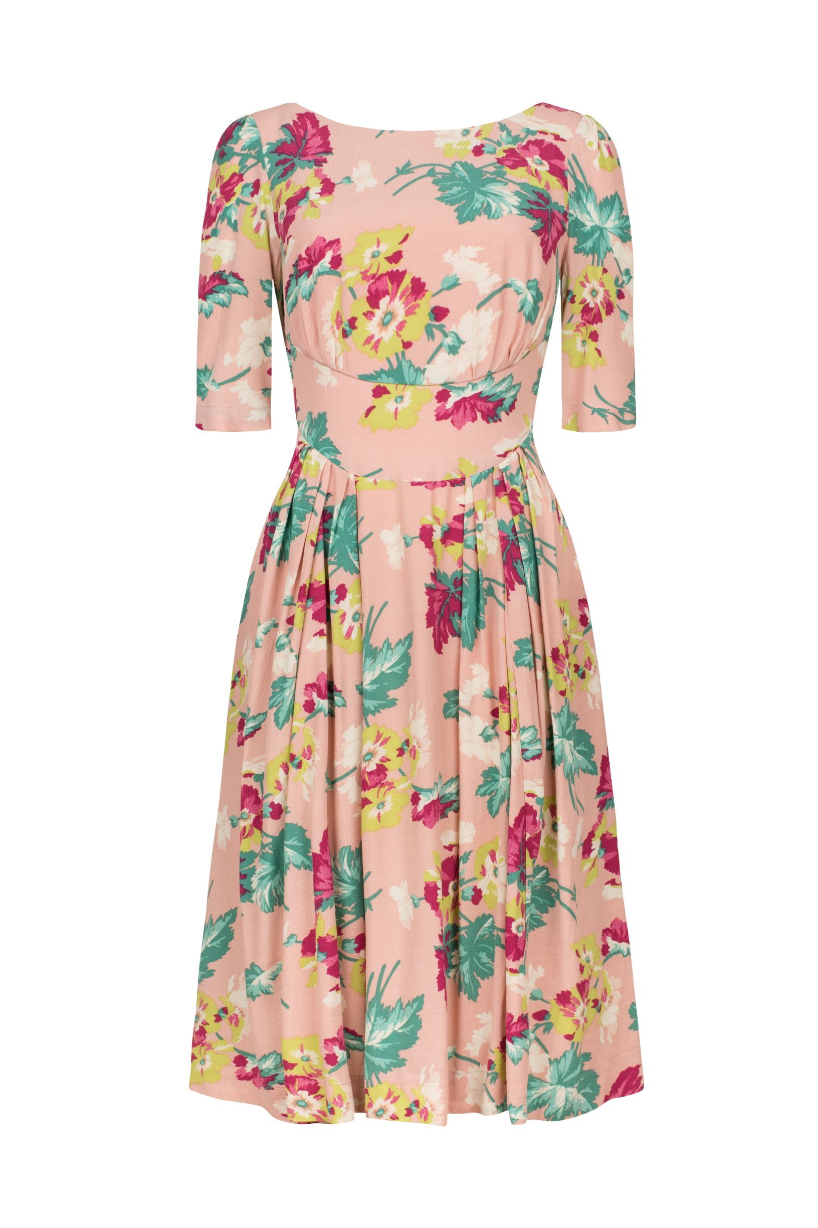 Pretty in Pink Floral Louisa Dress Emily & Fin - BouChic 