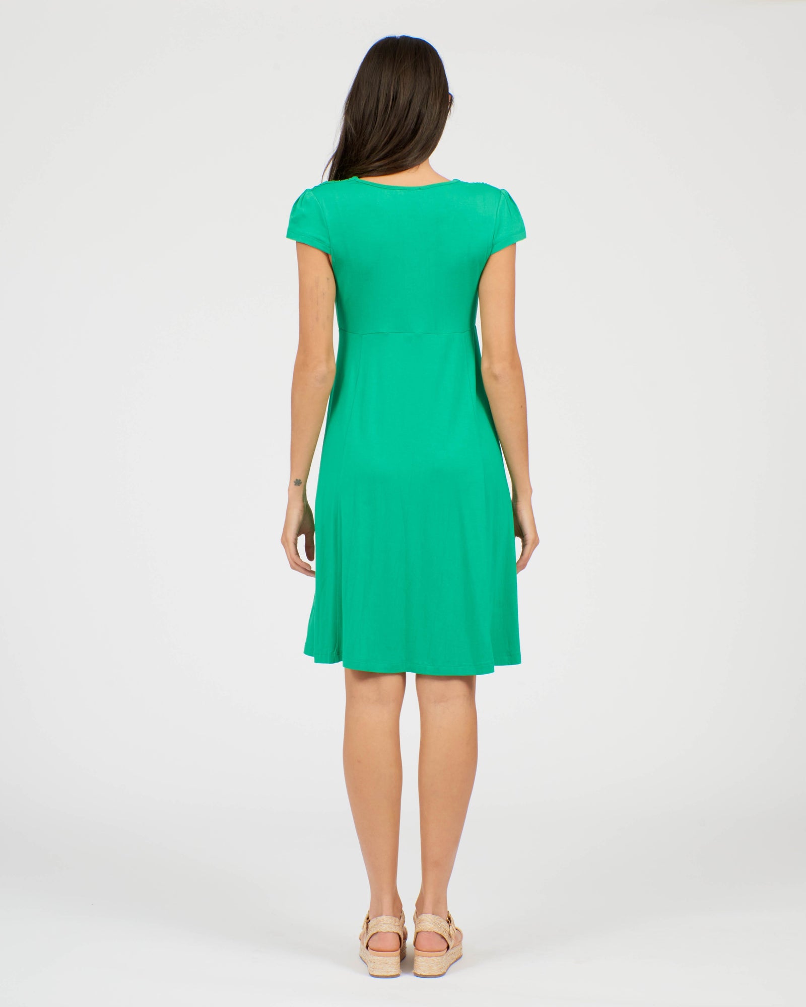 Pretty Vacant Courtney Dress Jellybean Green - BouChic 