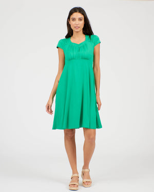 Pretty Vacant Courtney Dress Jellybean Green - BouChic 