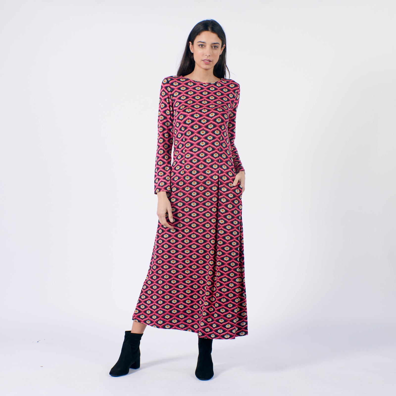 Pretty Vacant Della Maxi Dress Pink Goodlife - BouChic 