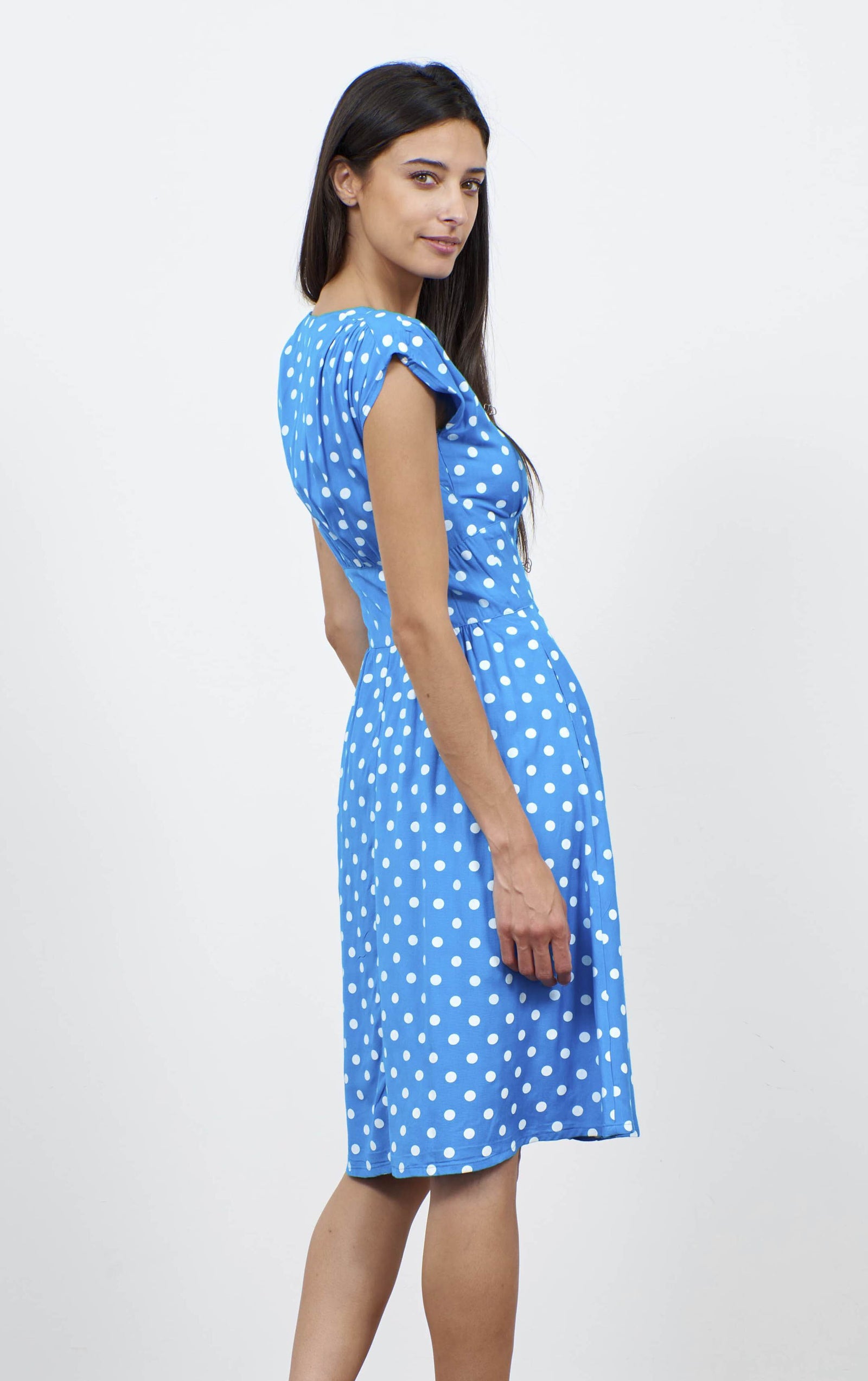 Pretty Vacant Diana Dress Polka Dot - BouChic 