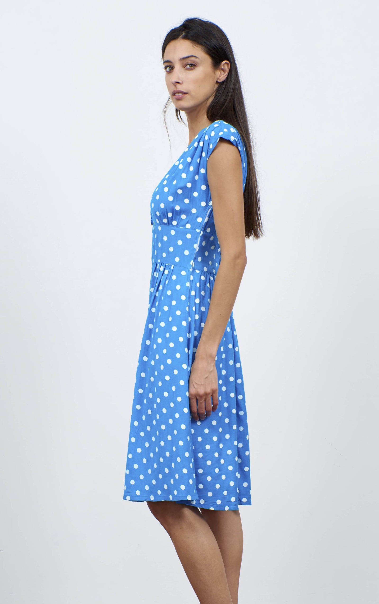 Pretty Vacant Diana Dress Polka Dot - BouChic 