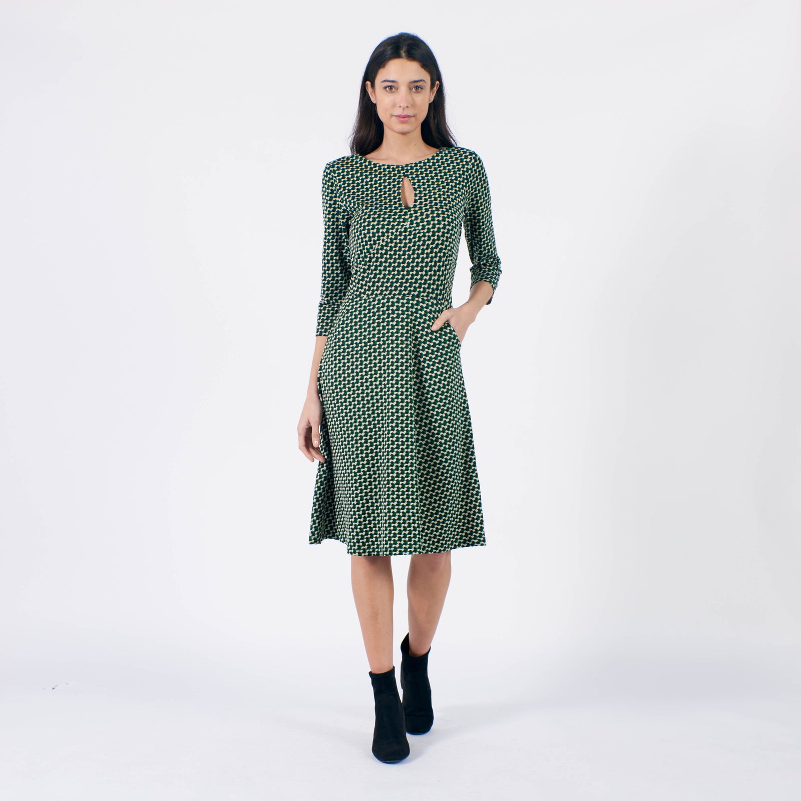 Pretty Vacant Fifi Dress Squiggle Print - BouChic 