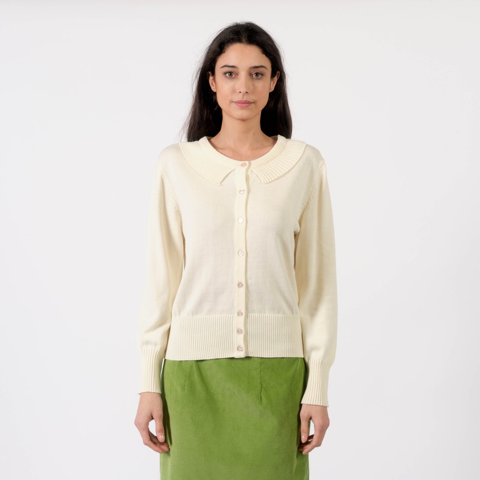 Pretty Vacant Jo Cardigan Antique White - BouChic 