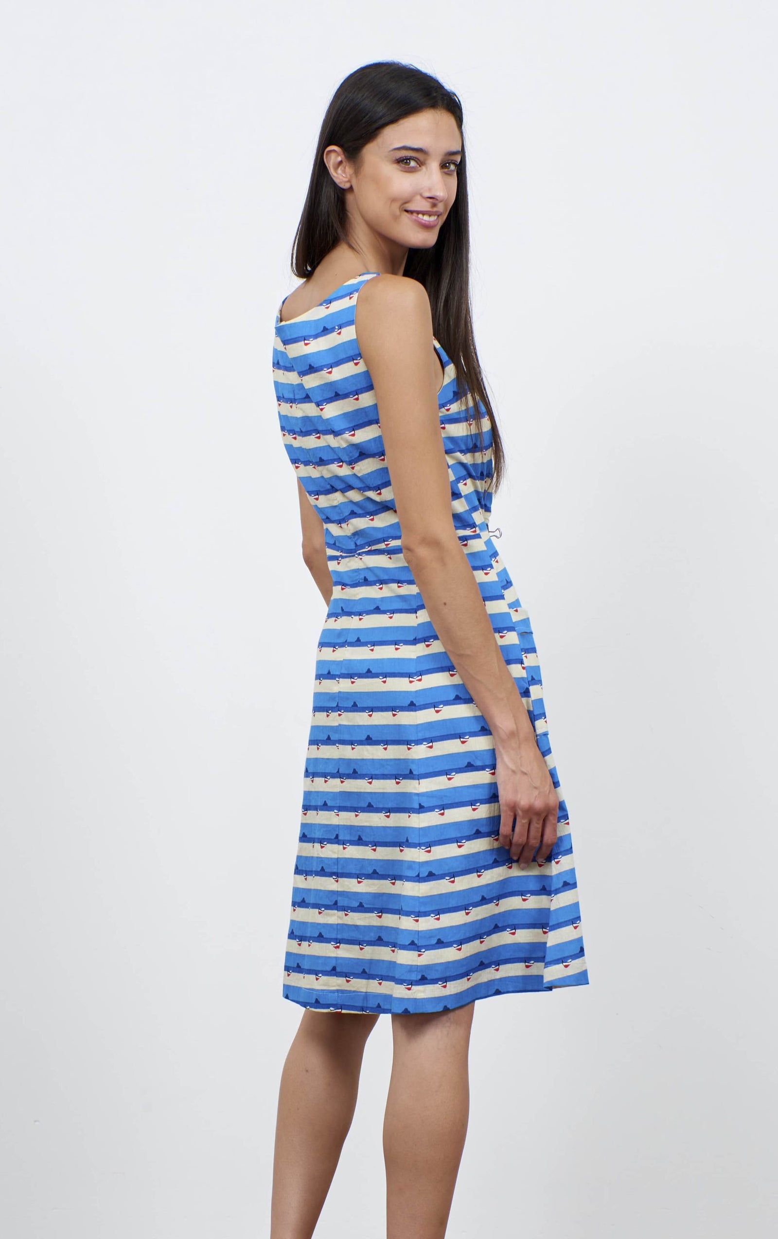 Pretty Vacant Nellie Dress Sea Scape - BouChic 