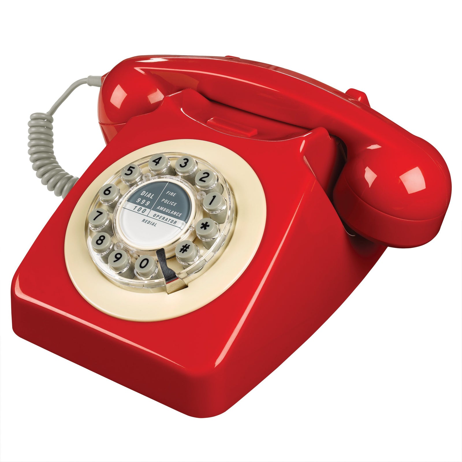 Red 746 Telephone Classic 1960's Design - BouChic 
