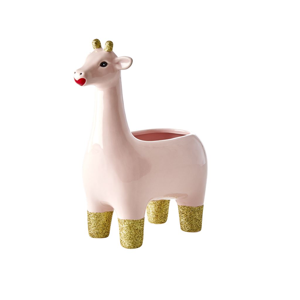 Soft Pink Giraffe Flower Pot - BouChic 
