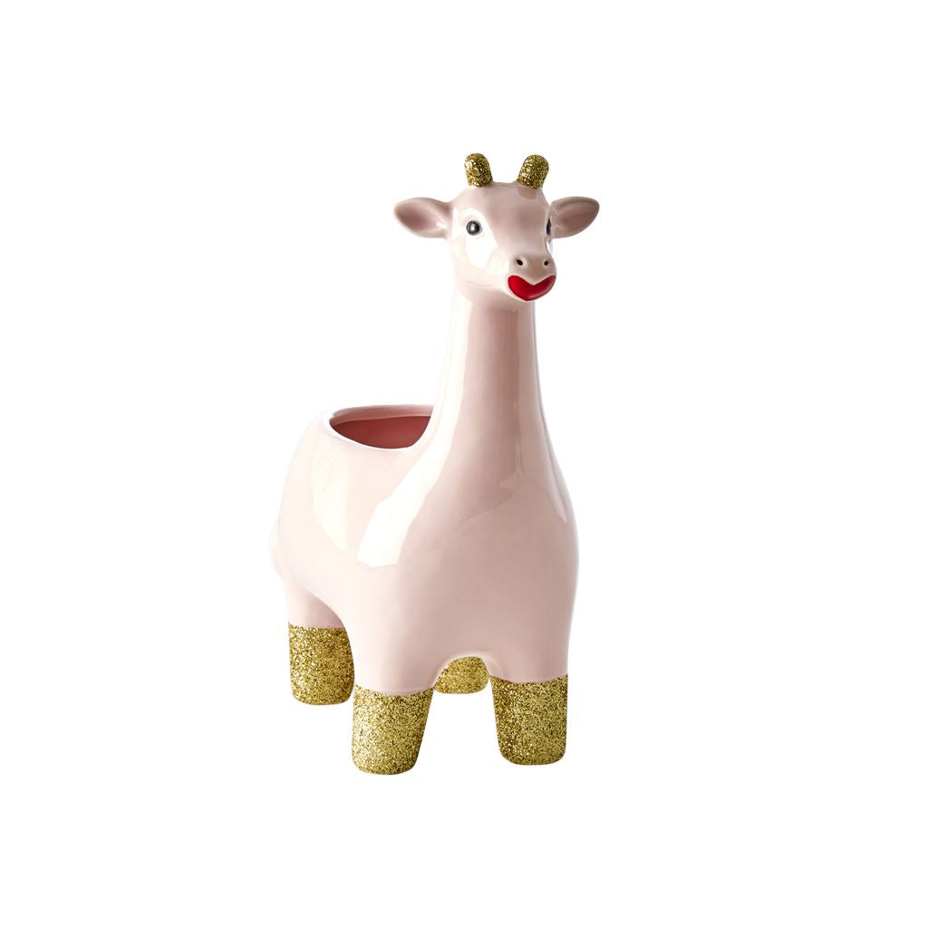 Soft Pink Giraffe Flower Pot - BouChic 