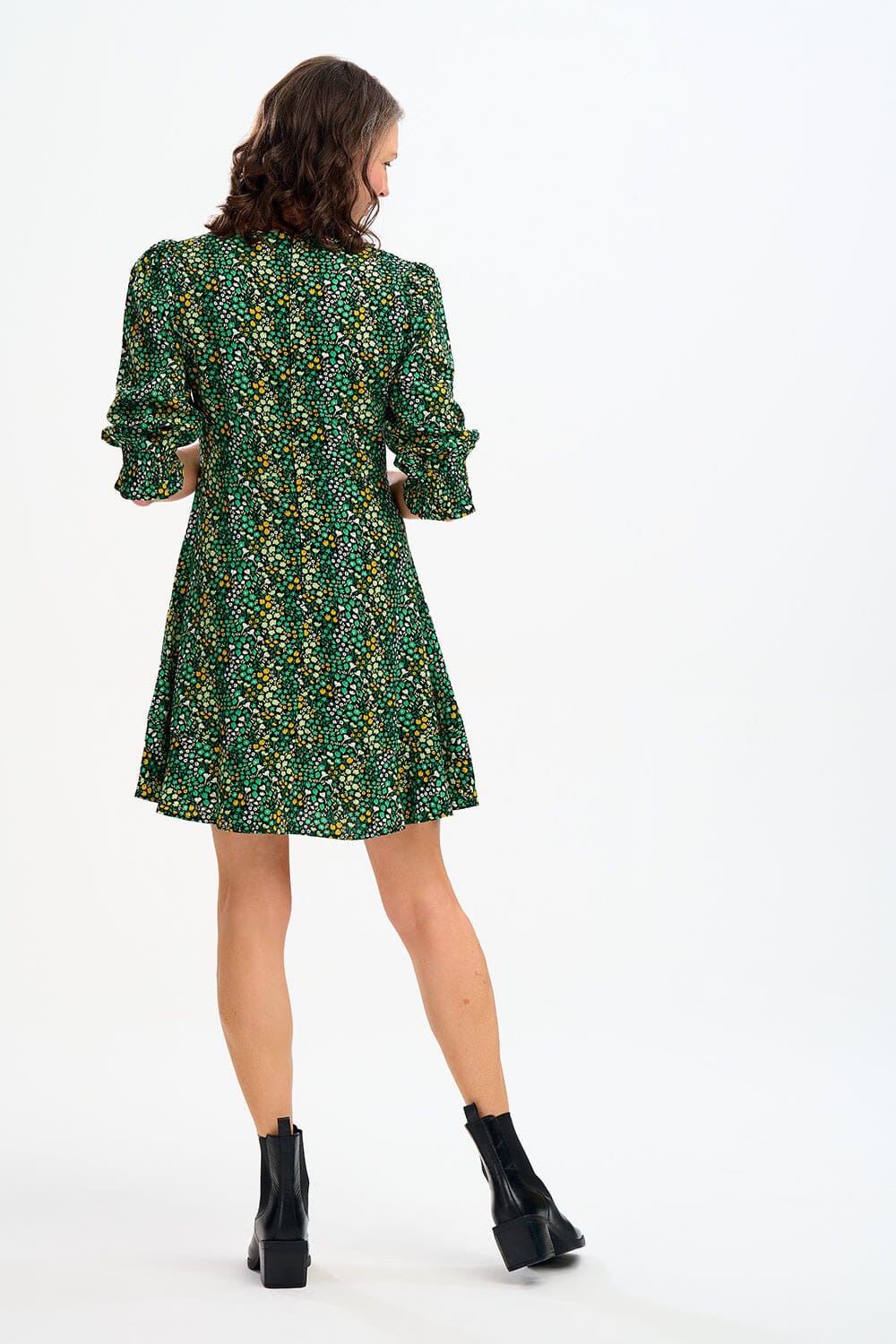 Sugarhill Lorelei Dress Ditsy Floral Black/Green - BouChic 
