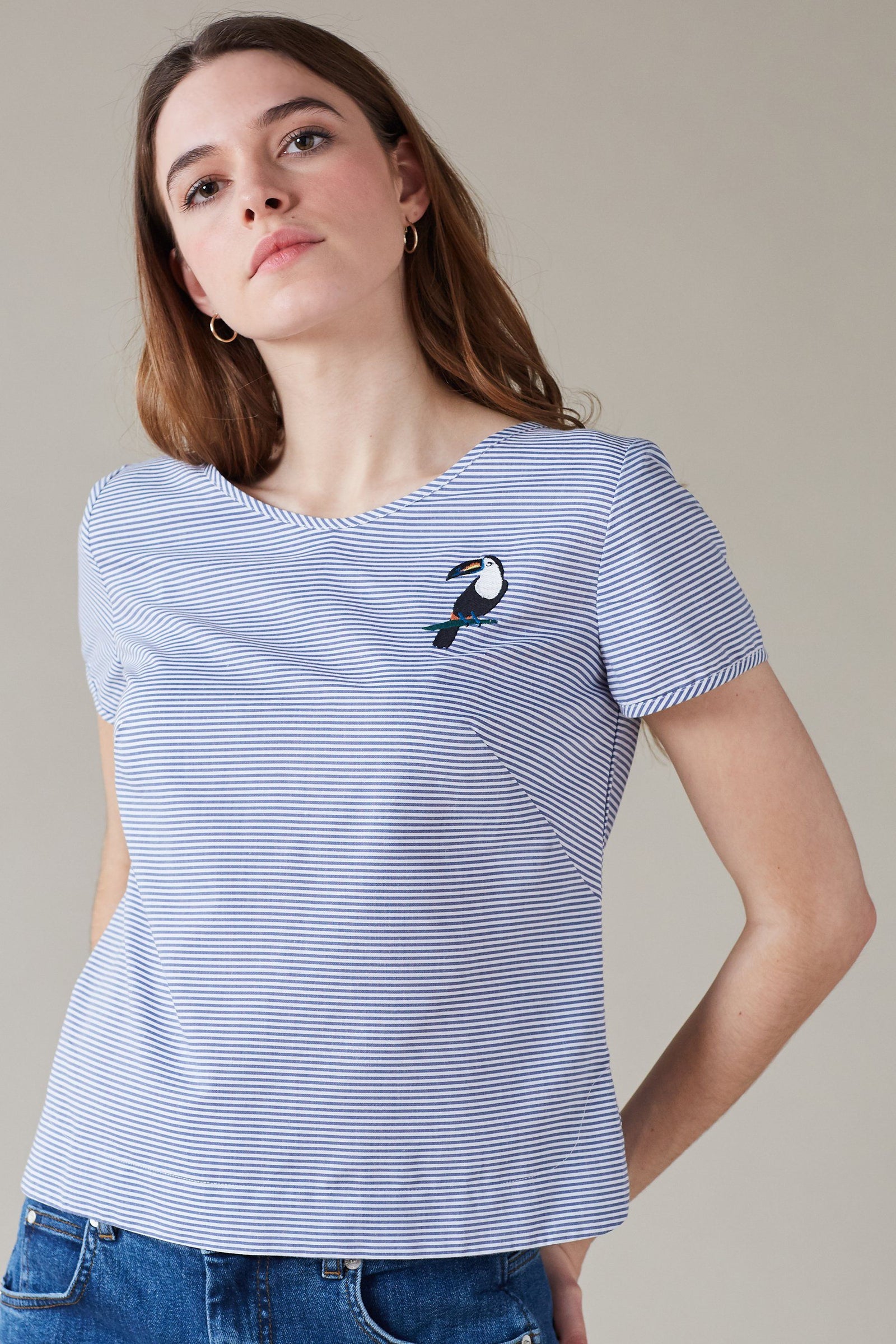 Toucan Emily & Fin Stripe Top - BouChic 