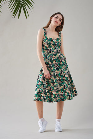 Tropical Toucans Print Pippa Dress - BouChic 